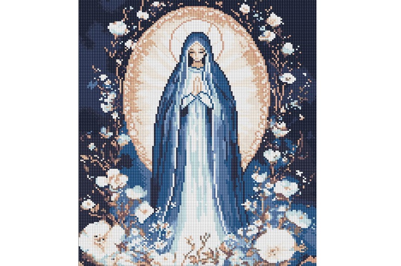 Набір з алмазною мозаїкою Непорочна Діва" 40х50см  AMO8201"