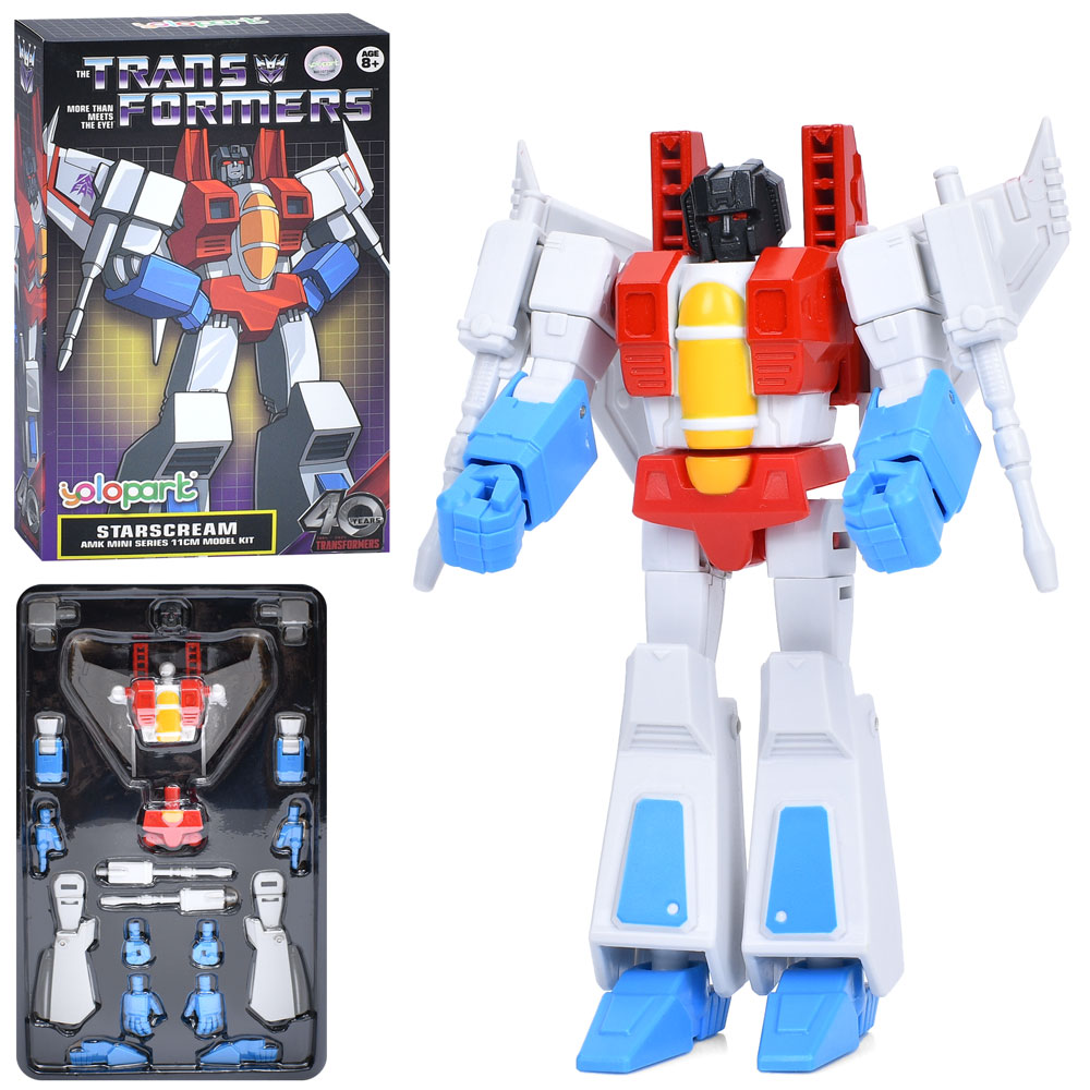 Трансформер YPAMKG1SC (18шт) Transformers,Starscream, 11см, розібраний, конструктор, в кор-ці, 14-23