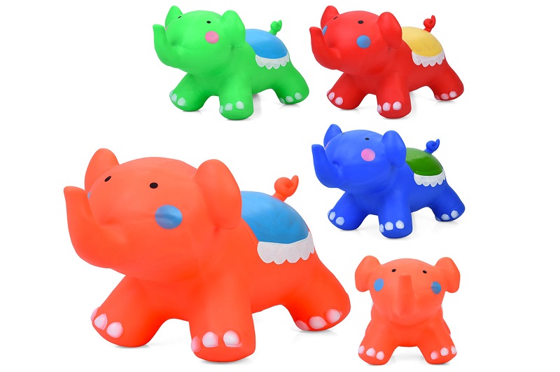 Стрибуни-тварини MS 4845 (12шт) слон, 1350-1400г, 4 кольори, у пакеті, 30-20-16см