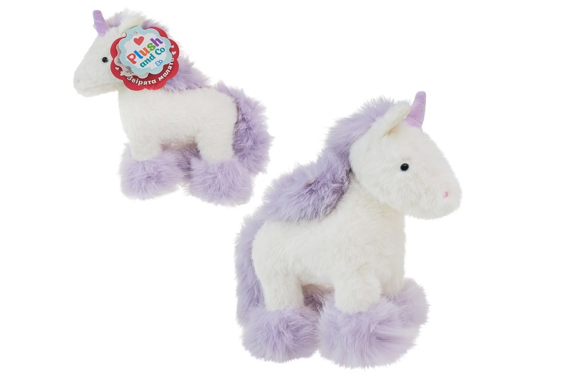 М'яка іграшка Plush and Co арт. PLC25020 (96шт) бузковий єдиноріг 28см