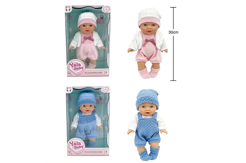 Пупс 30см YL2430D-D/YL2430D-J 2в.кор.32,5*11,5*19 /24/