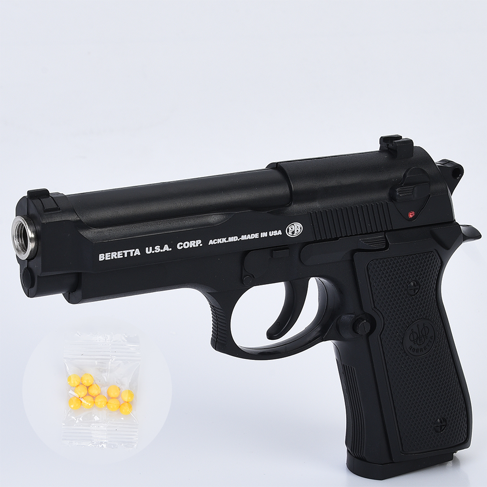 Пістолет P5-3 (48шт) 18см, пластикові кулі, у пакеті, 18-24-3,5см