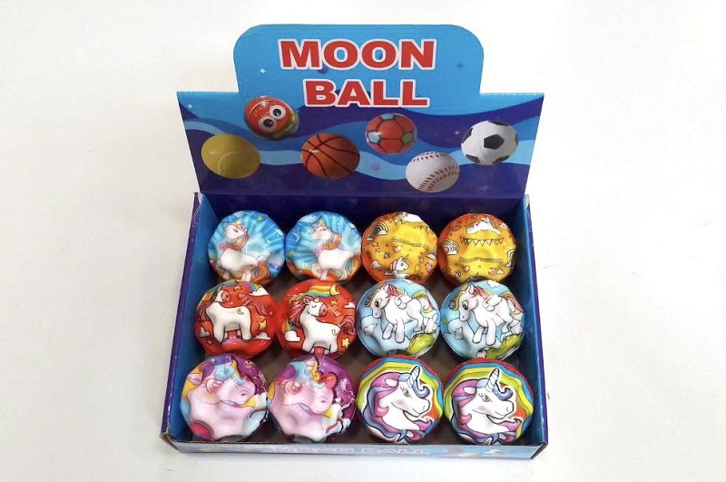 М'ячик MOON BALL PRINT єдиноріг 6.3 см УПАК12шт