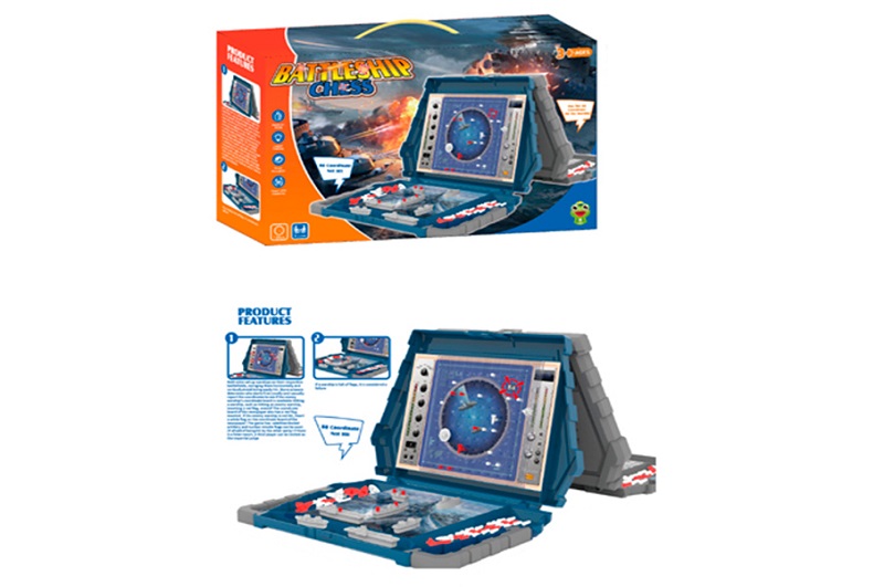 Настільна гра 595-21 (24шт) Морський бій, ігрове поле 2шт 30-23-в22,5см, в кор-ці, 36,5-22,5-9,5см