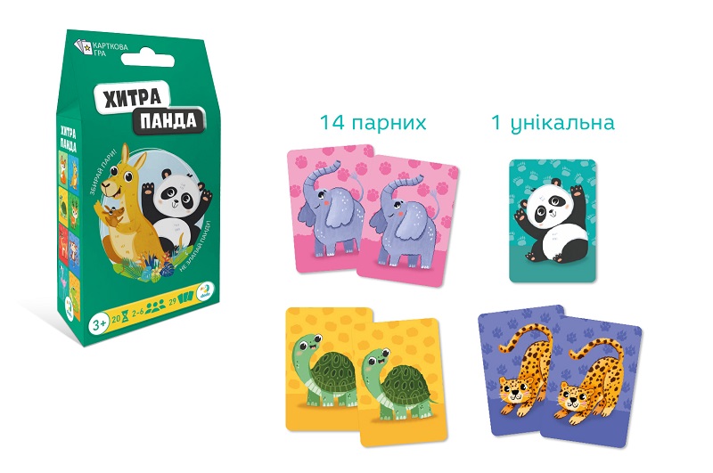 Карткова гра «Хитра панда»  До301235