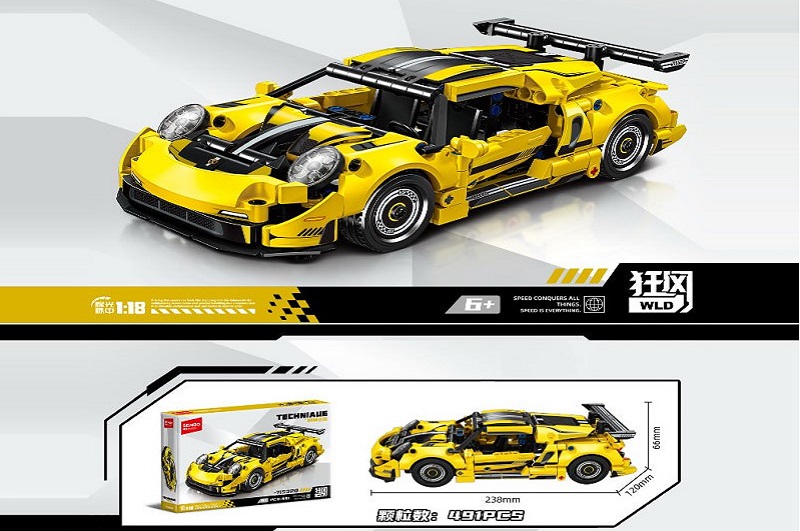 Конструктор. арт. 715320 (24шт)  491дет.Techniacue короб. 40,5*27,5*6,8см