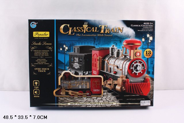 Залізна дорога арт. GY810-1 (24шт/2)  батар. світло,звук, короб. 48,5*33,5*7см