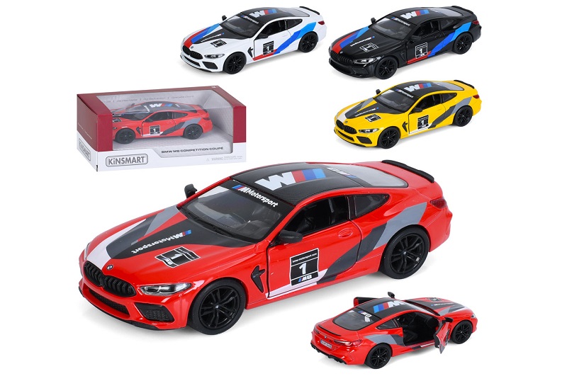 Машина KT5425WF (24шт) метал, інерція, 1:38, 12см, відчиняються двері, гумові колеса, 4 кольори, в к