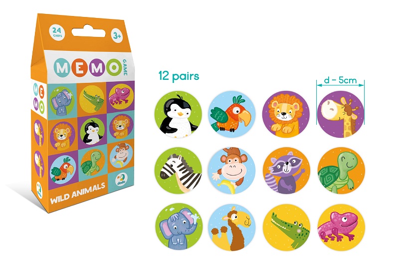 301238 Гра Мемо «Дикі тварини»