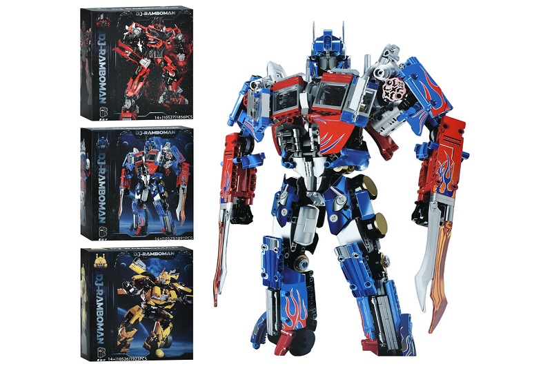 Конструктор 10525-6-7 (3шт) робот, 3 види(1891д, 1923д, 1856д), в кор-ці, 50-43-15см