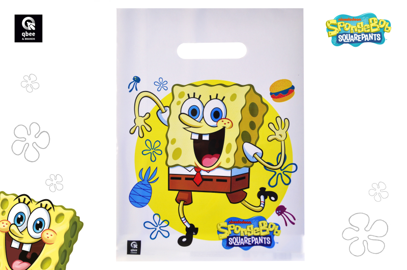 Пакет поліетиленовий (M) QB005-105 Губка Боб" р.30x25,5 см"