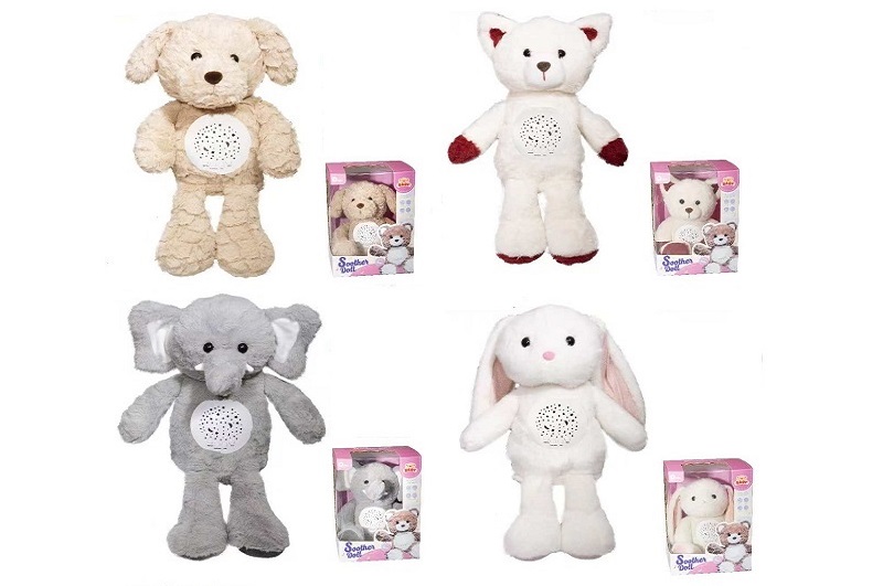 Нічник KC-1/3/5/8 тваринки м'як.батар.муз.світ.4в.кор.30*19*20 /24/