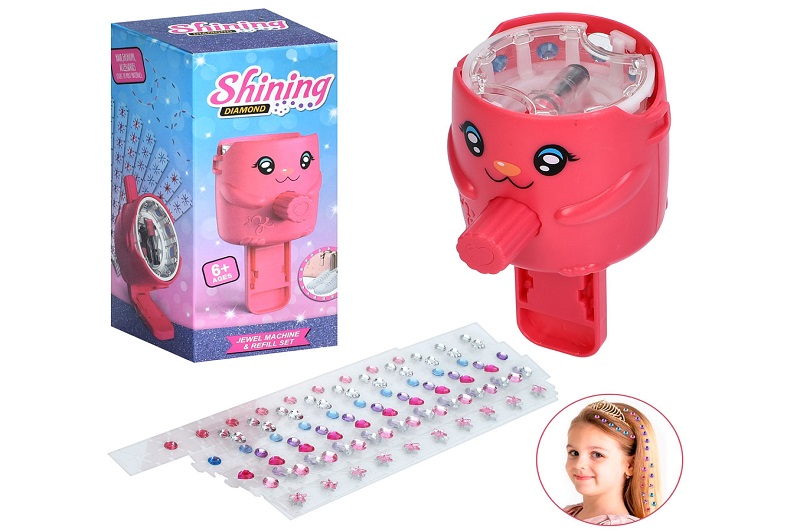 Набір для творчості 100-1 (54шт) 10см, пристрій для кріплення страз, стрази, в кор-ці, 7,5-16-7,5см