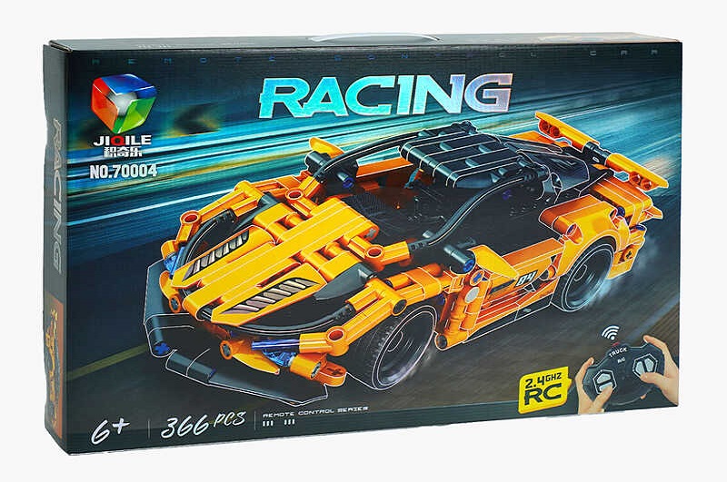 Конструктор на р/к 70004 (18/2) “Спорткар”, 366 деталей, пульт 2.4 GHz, наліпки, інструкція, в короб