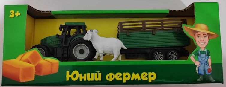 Трактор інерції. арт. 7940ABCD (240шт/2) 4 види,укр.упак.,у короб.22*6*8,5см