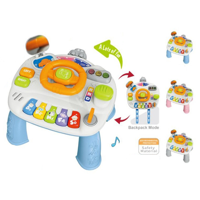 Центр розвиваючий 368-48B (12шт) 2в1 (ігровий столик 25-25-21,5см, підвіска на ліжко 25-22см), музик