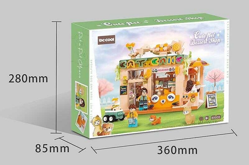 Конструктор 88005 (12) “Пекарня”, фігурки героїв і тварин, в коробці