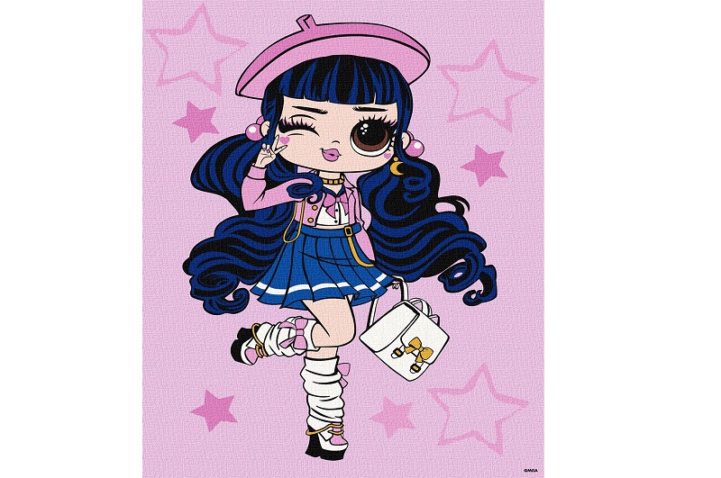 Картина по номерах для дітей L.O.L. Surprise! Tweens Aya Cherry" 30х40см  KHO6283"