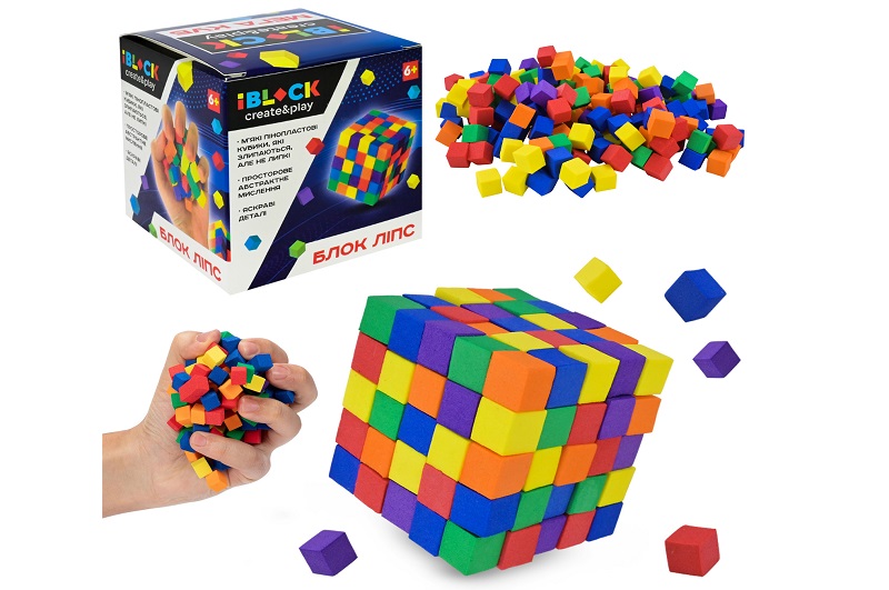 Конструктор  IBLOCK арт. PL-925-01 (144шт)    короб. 8,3*8*8,3см