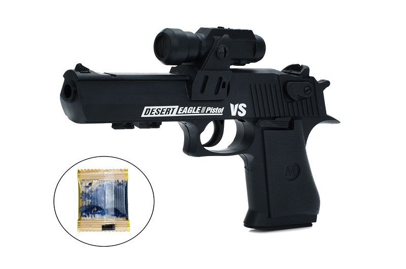 Пістолет 897-9 (96шт) 22см, стріляє водяними кулями, у пакеті, 29-17-3,5см