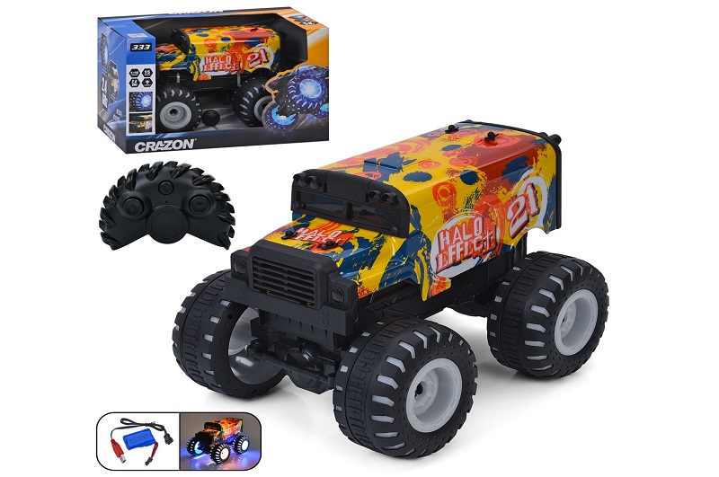 Джип 333-TGL25163B (8шт) р/к2,4G, акум, 1:16, 27см, гумові колеса, USBзарядне, в кор-ці, 36,5-23-23,