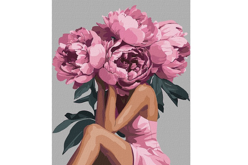 Картина по номерах Мрійливість з фарбами металiк extra" 30х40см  KHO8522"