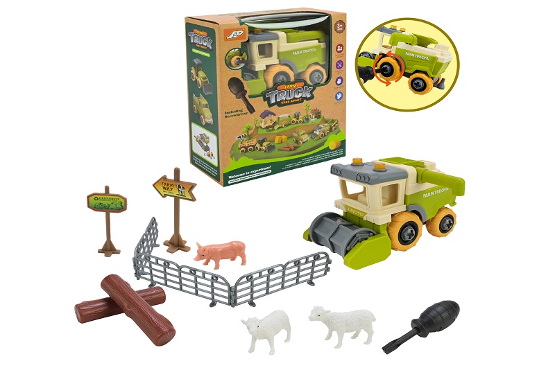 Ігровий набір арт. 8838 (60шт/2) комбайн,інструменти,аксесуари у короб.18,8*8,8*22,5см