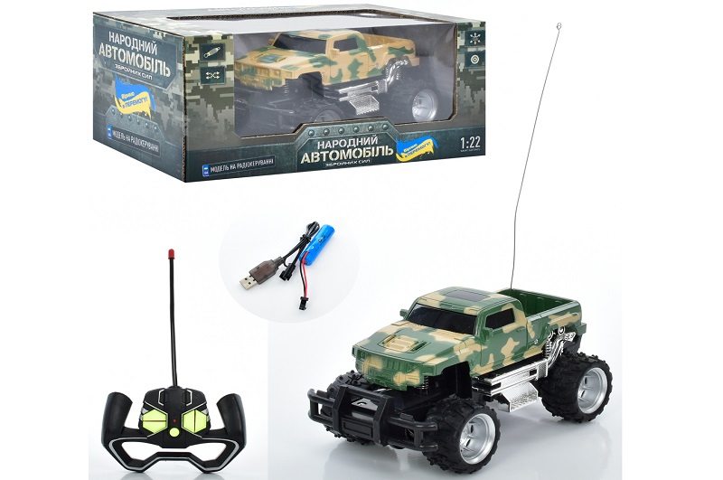 Джип M 4965 (18шт)17см, р/в, аккум,USB зарядка, 1:22,аморт,гум.кол, 2кол, в кор-ці, 25-13,5-11,3см