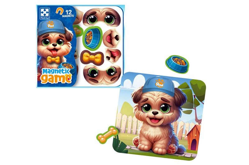 Гра розвиваюча Vladi Toys магнітна Емоції Песика" VT3220-04 (укр)"