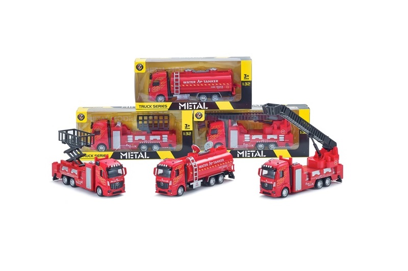 Пожежна машина 8065 метал.інерц.3в.кор.28*6,5*12 /108/