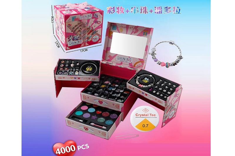 Аксесуари для дівчат арт. LD6087-2 (40шт/2)  акум. набір для ств. прикрас, аксес. для волосся, подар