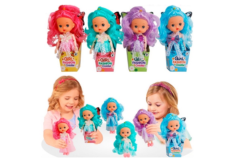 Лялька LK1436-27 (180шт) 15см, шарнірна, 4 види, в кор-ці, 9-16-4см