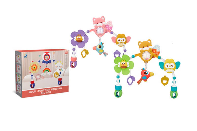 Підвіска HL2025-71 (16шт) на ліжко/на коляску, регульована ширина, пискавка, шуршить, рухливі деталі