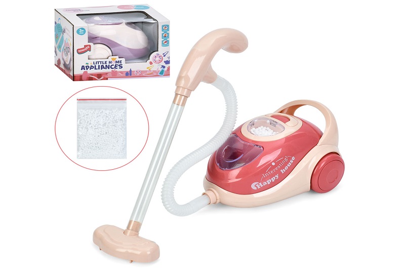 Пилосос 9313A6 (60шт) 16см, світло, пінопластові кульки, 2 кольори, на бат-ці, в кор-ці, 16,5-11-12с