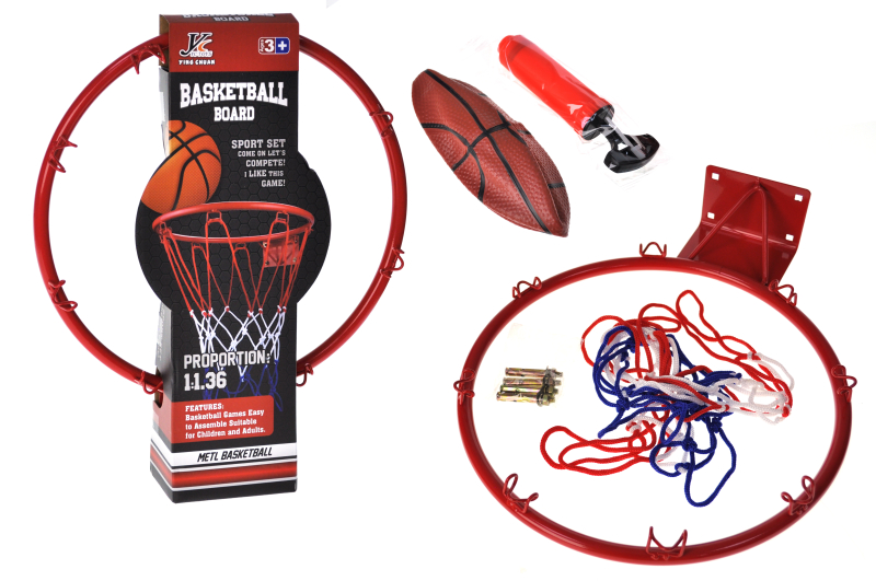 Баскетбольне кільце YC856P-2 металеве р.32x7x38 см YG Toys