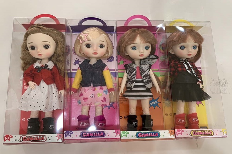 Іграшка лялька арт. A925D    мікс 4 види, в стильному вбранні короб. 36см