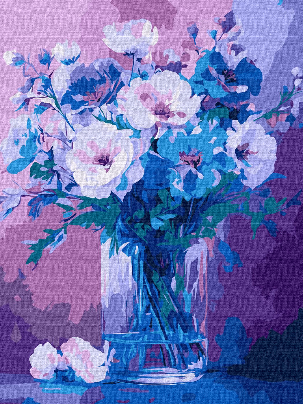 Картина по номерах Ніжні квіти" 30х40см  KHO3323"