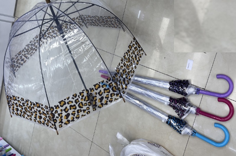 Парасолька арт. C6402 (60шт/5) леопард 81см