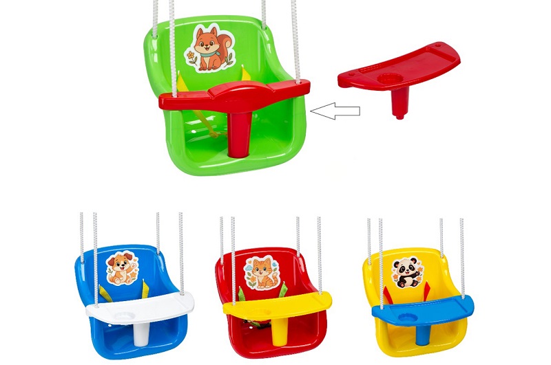 Гойдалка № 8  Веселий малюк" ,2 в 1 стіл + перемичка", арт 7010 Bamsic"