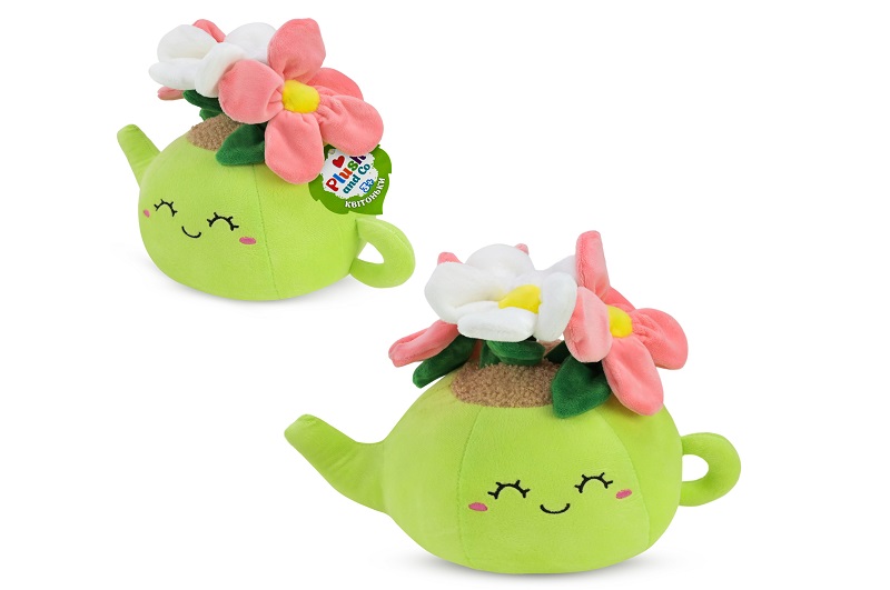 М'яка іграшка арт. PLC25092 (20шт)  вазон з квітами  21см