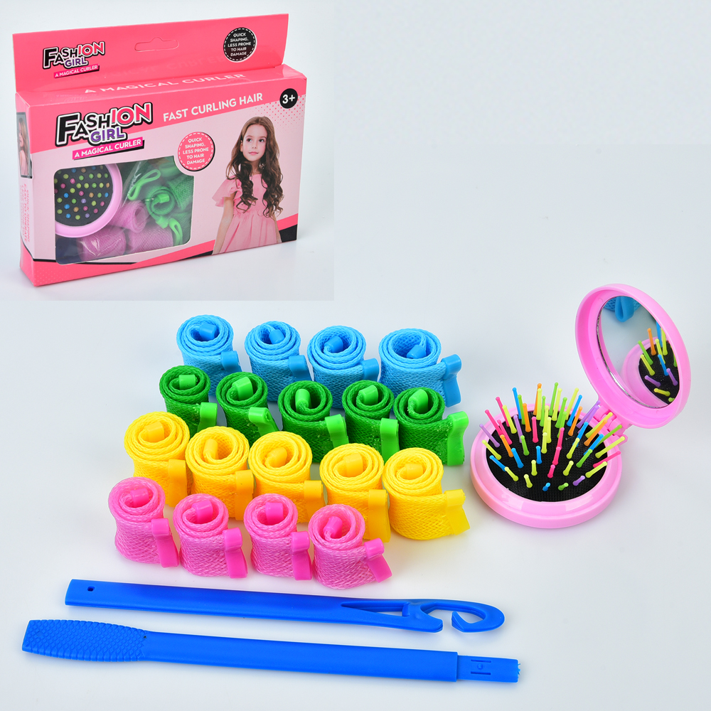 Аксесуар для волосся 760-3 (60шт) набір перукаря, набір для завивки волосся, бігуді спіральні, в кор