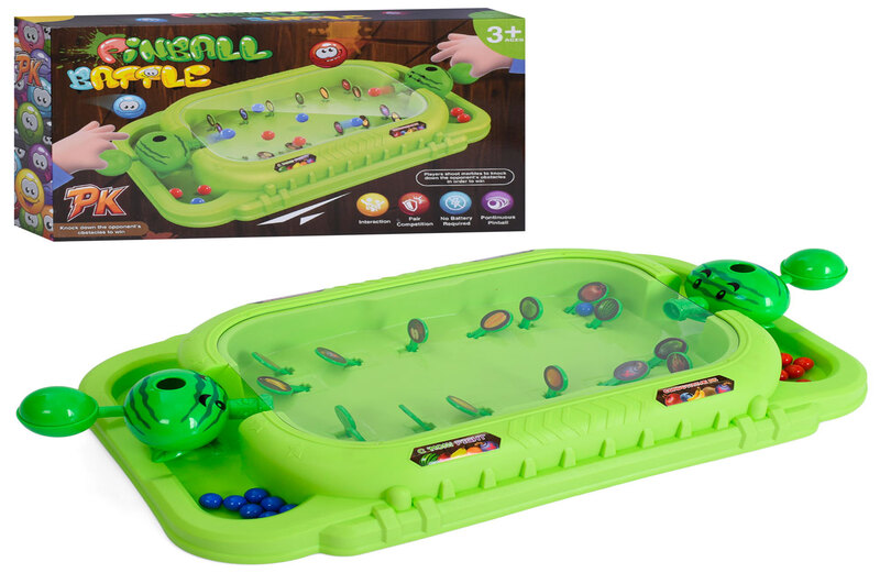 Настільна гра 5005A (36шт) Pinball battle, стрілялка, ігрове поле, кульки, в кор-ці, 40,5-25,5-7,5см