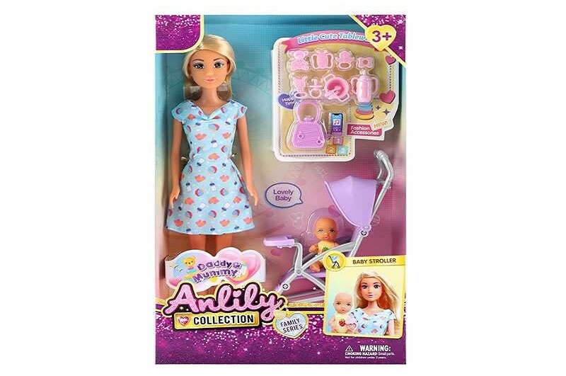 Лялька 616318 (24) висота: 30 см, голова та руки: гума, тіло та ноги: пластик, знімний одяг та взутт