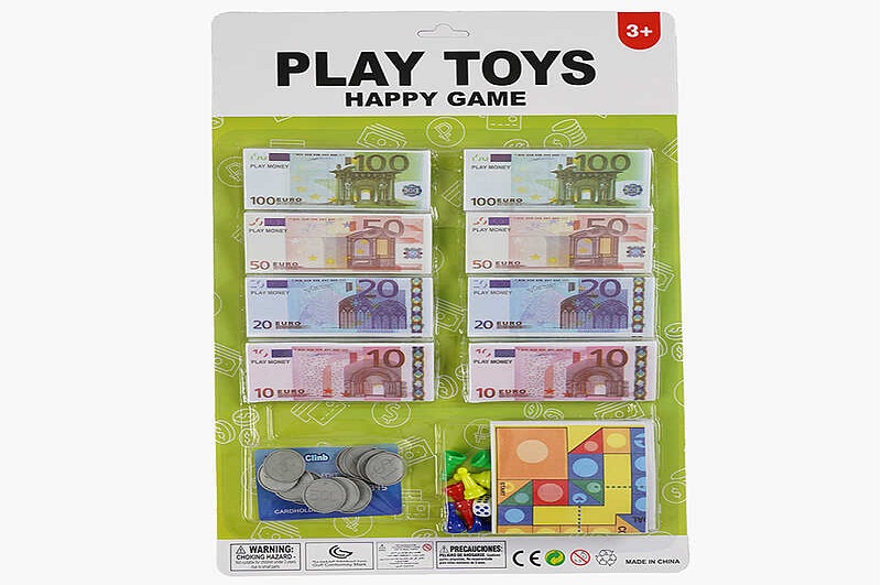 Гроші 929-081 A (144/2) банкноти, монети, картка, гра, на листі