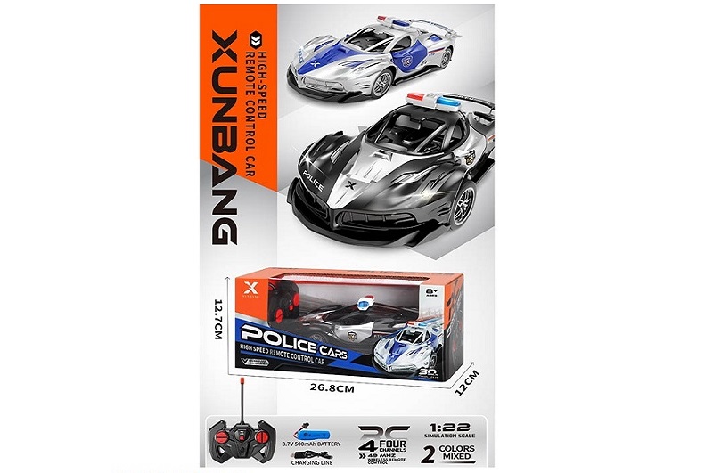 Р.К.Легкова поліція KS-24Y акум.USB.муз.світ.відкр.двері.2кол.кор.26,8*12*12,7 /60/