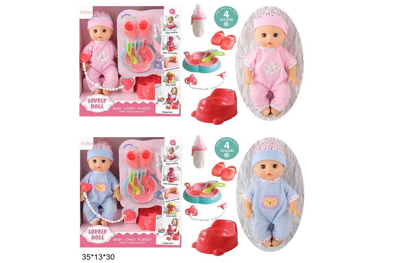 Пупс 35см AD7788-A13/A14 інтер-ний з аксес.горщик,кліпає 2в.кор.35*13*30 /24/