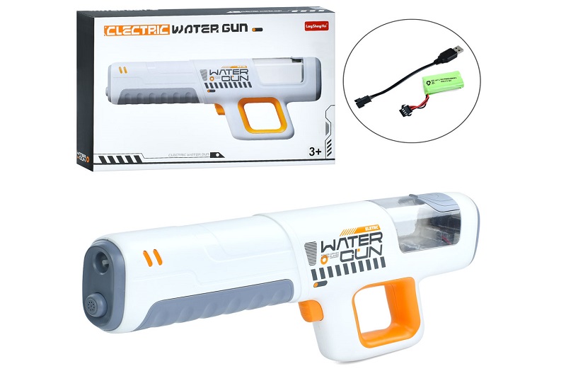 Водяний бластер W3-1 (9шт) 44см, акум, USBзарядне, в кор-ці, 44,5-27-7см