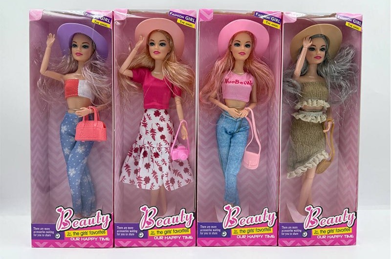 Лялька арт. TL8011C3 (160шт/2)  мікс 4 види, типу барбі, в стильному одязі та аксес короб. 11*5*32 с