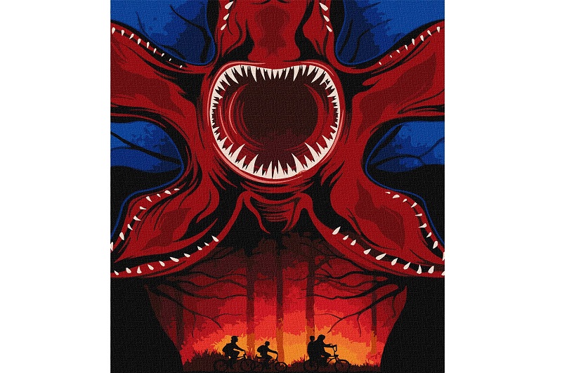 Картина по номерах Полювання на монстра" 40х50см  KHO5227"