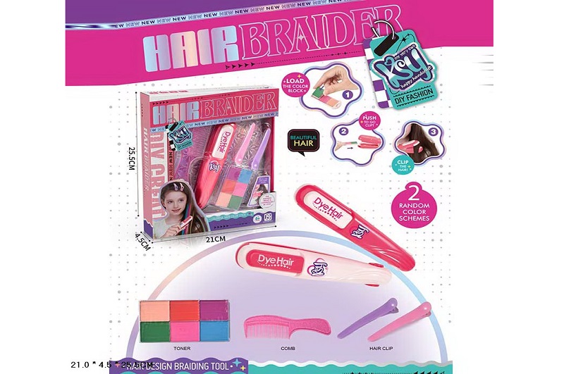 Набір крейда для волосся KSY909 з аксес.кор.25,5*4,5*21 /96/